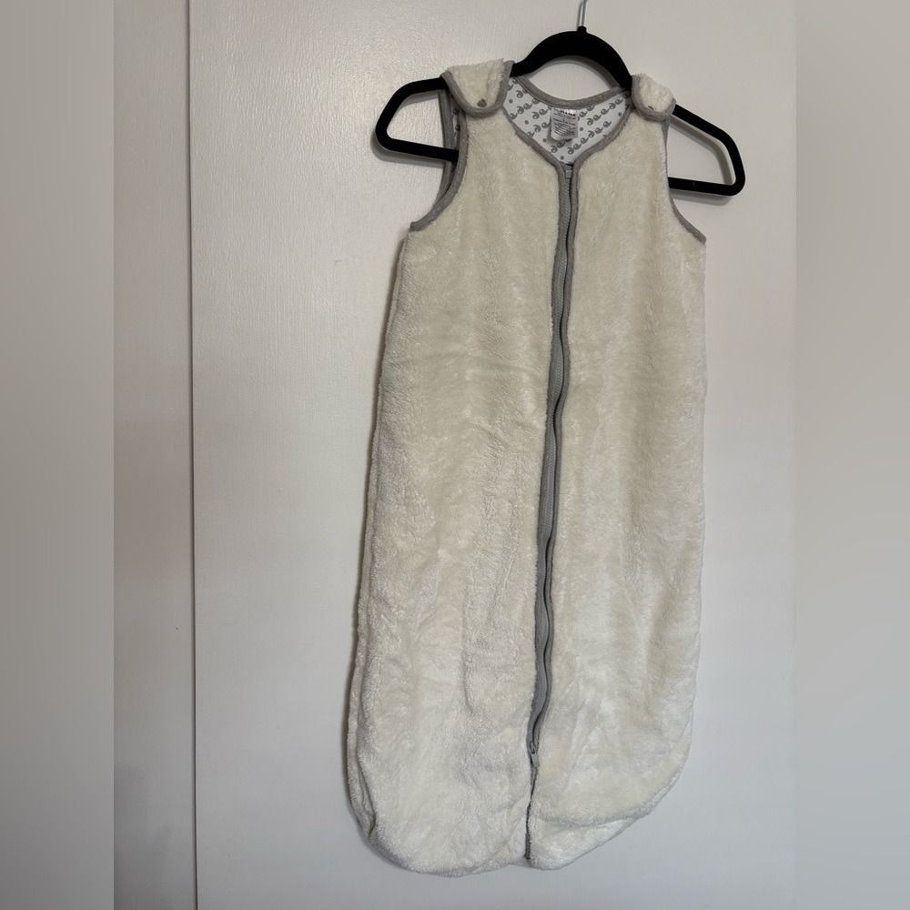 baby deedee Sleep Nest Teddy Kids Pajamas Sleep Sack - White and gray - Picture 2 of 8